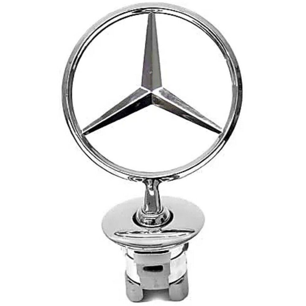 ORIGINAL MERCEDES BENZ C300 CHROME HOOD EMBLEM LOGO BADGE BONNET 2008